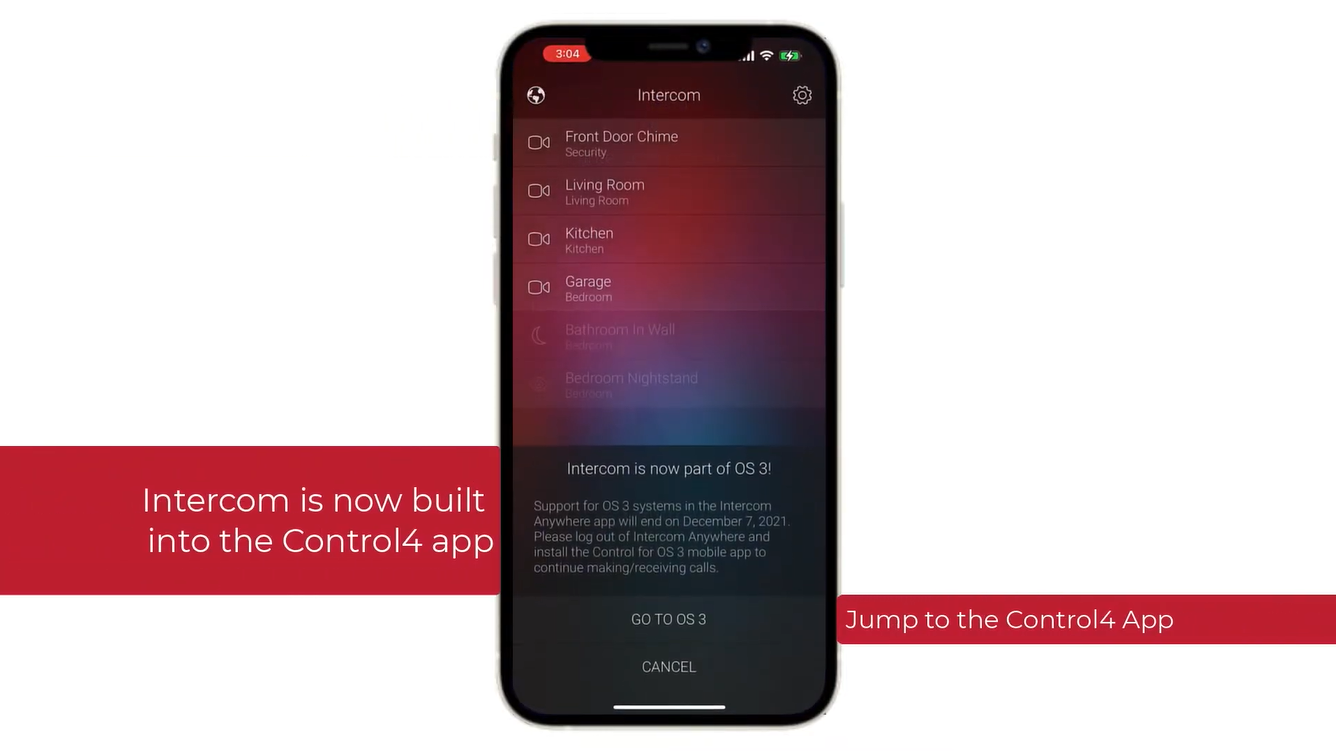control4 intercome