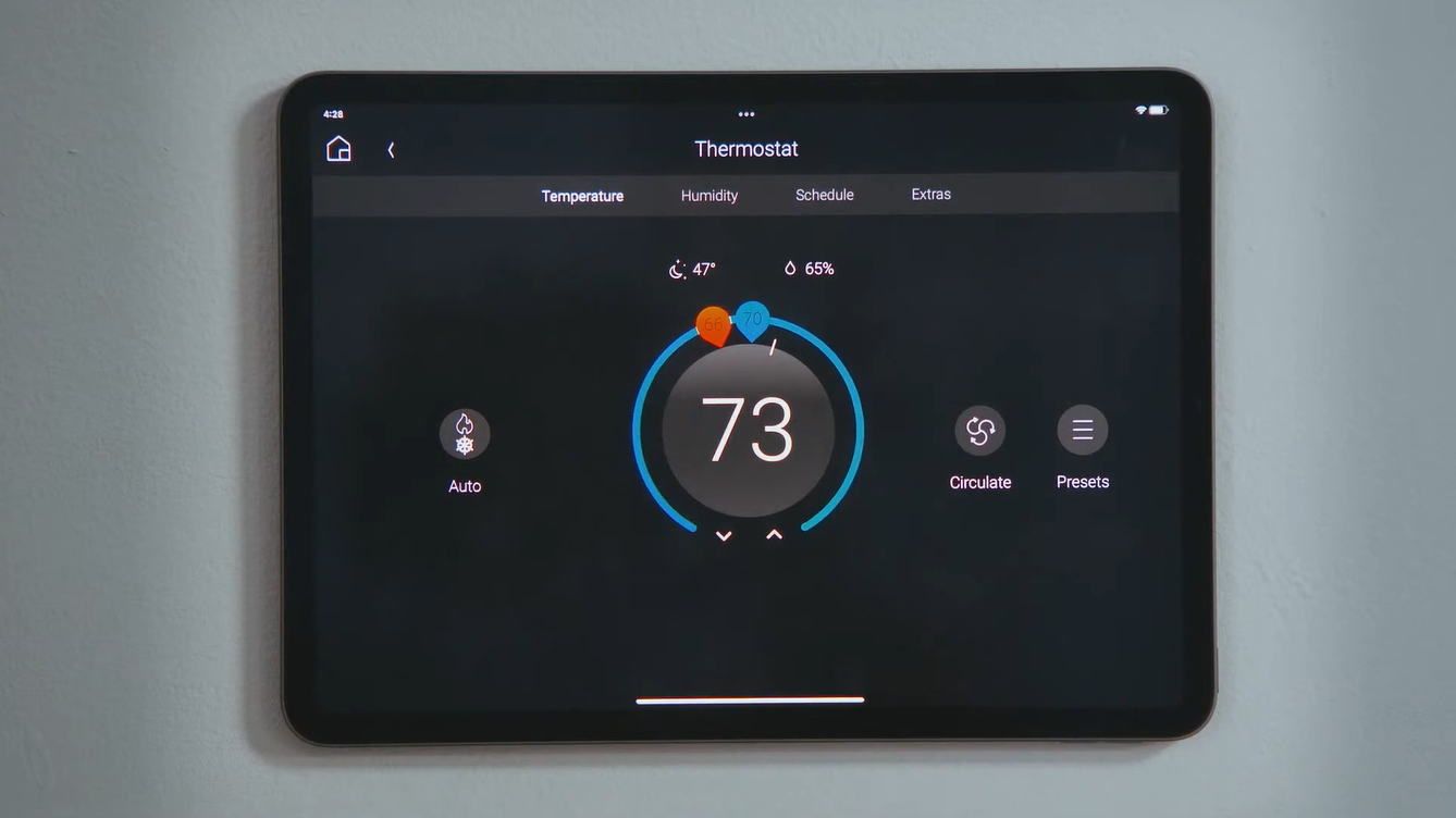 control4 thermostat