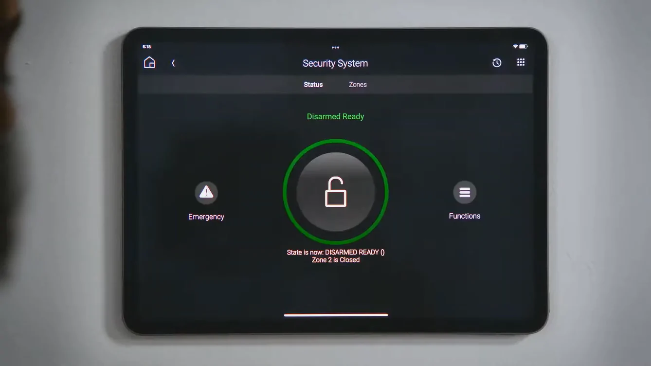 arm disarm security